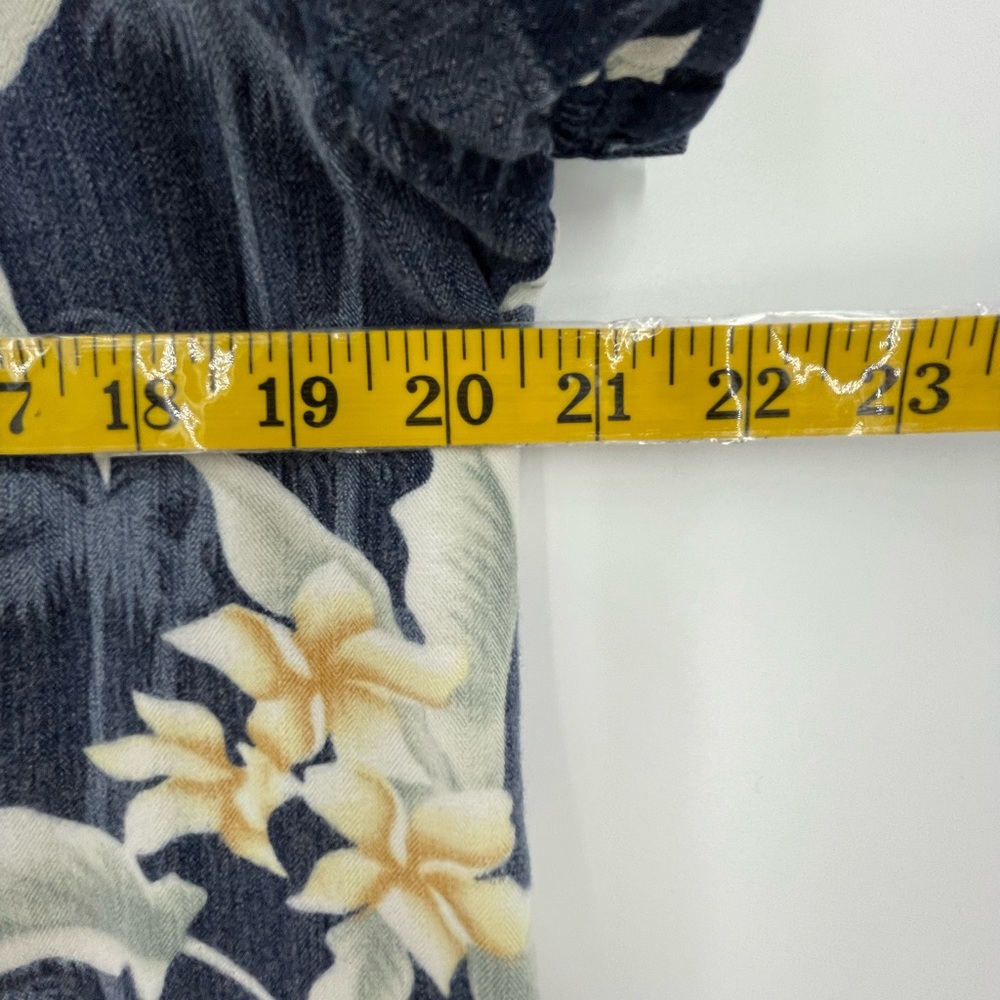 Island Trader Button Down Hawaiian Floral Print T… - image 6